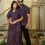 Couple wearing matching navy blue hand block print ethnic outfits by Jivanta Artifex