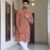 Handcrafted kurta for men with intricate embroidery